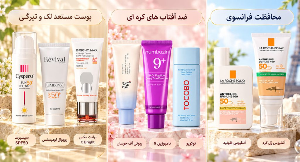 راهنمای خرید بهترین ضد آفتاب ها برای نیازهای مختلف پوست